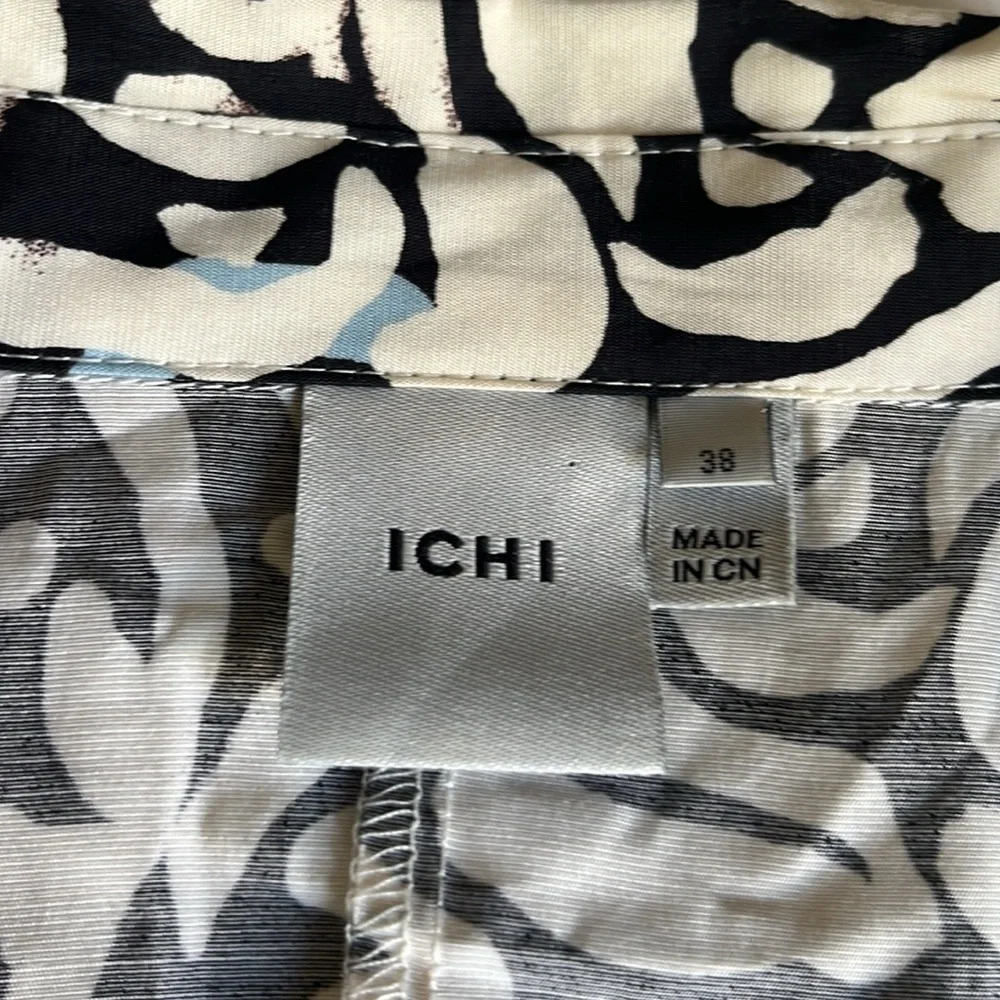 ICHI Jepia Pattern Midi Dress